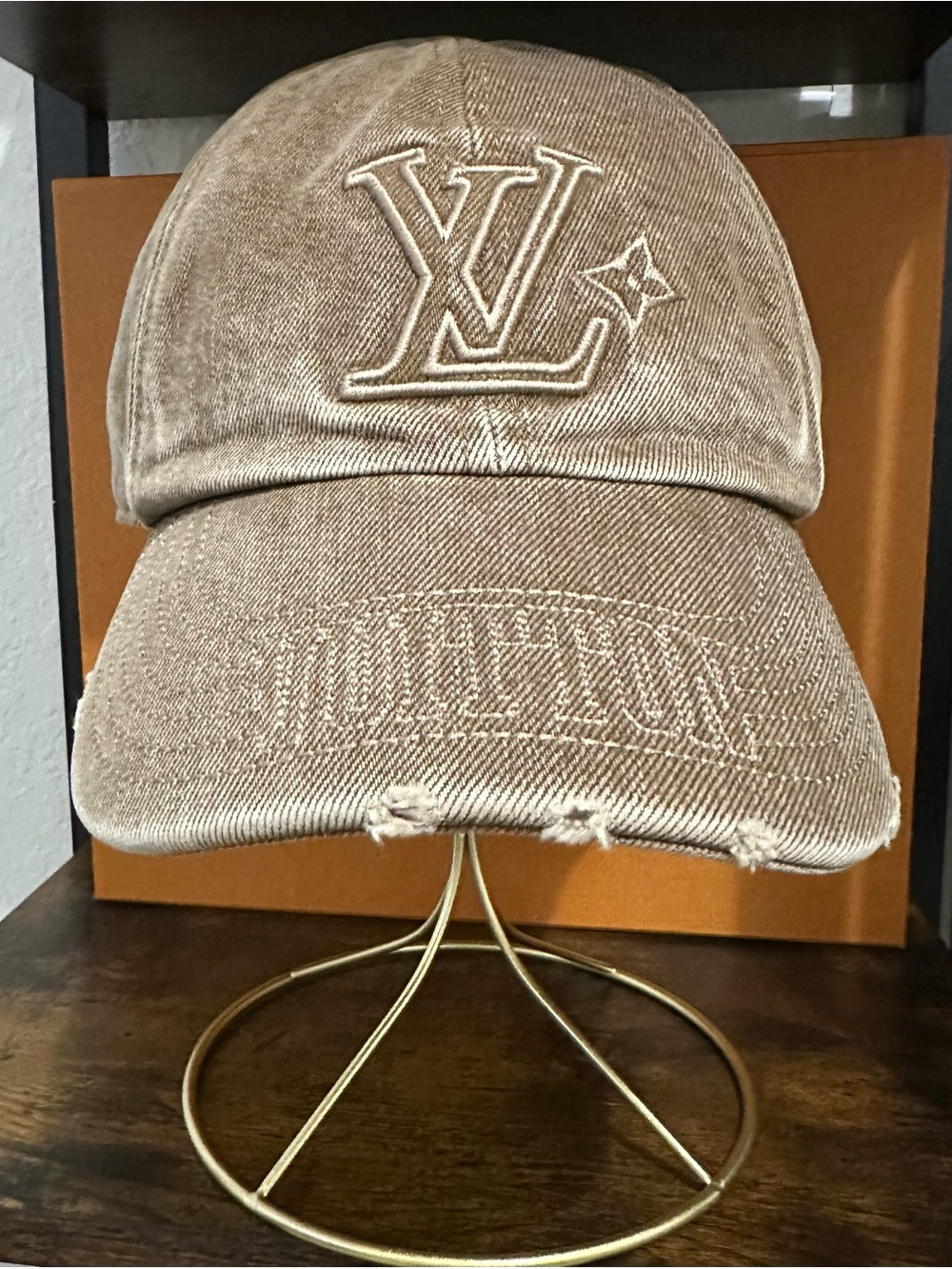 Louis Vuitton Denim Washed Cap - Large
